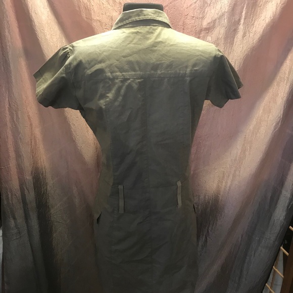 🔥 🌶️ Chilli Pepper khaki button up dress 🌶️ - Picture 4 of 8